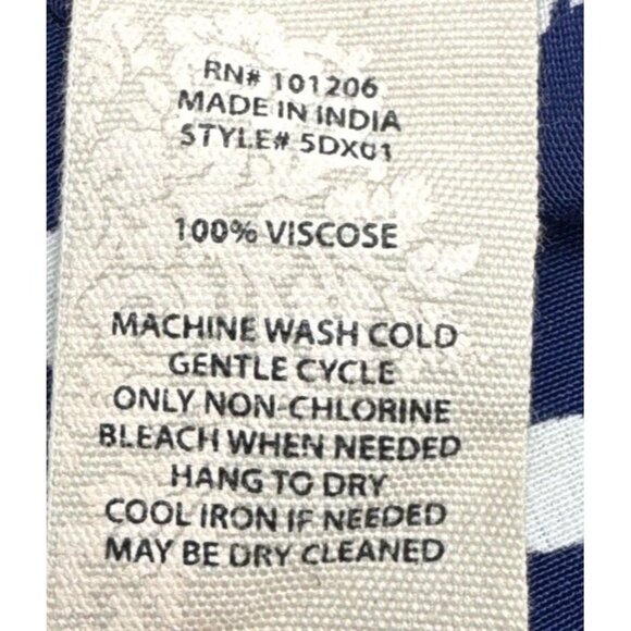 Soft Surroundings Women’s Sonrisa Blue White Polka Dot Ruffle Blouse Top Sz 1X - Picture 9 of 11